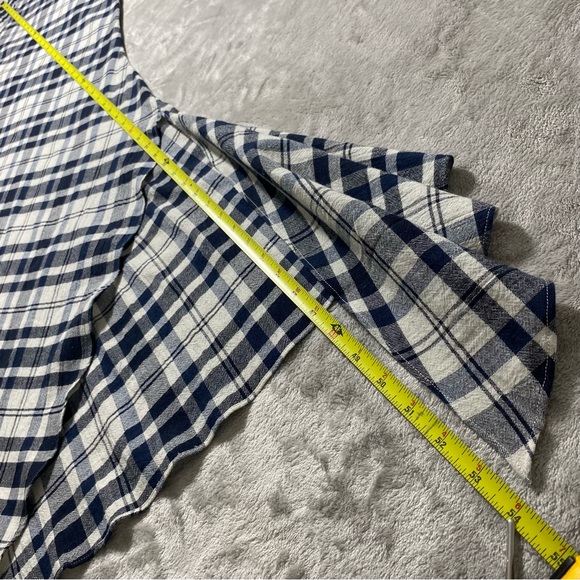 NWT RACHEL COMEY sz 6 Grateful Midi Dress 100% Cotton Plaid V-neck Short Sleeve - Picture 13 of 16